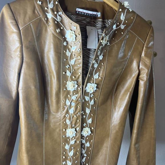 DAVID RODRIGUEZ LEATHER & SHELL VINTAGE JACKET - Picture 5 of 11